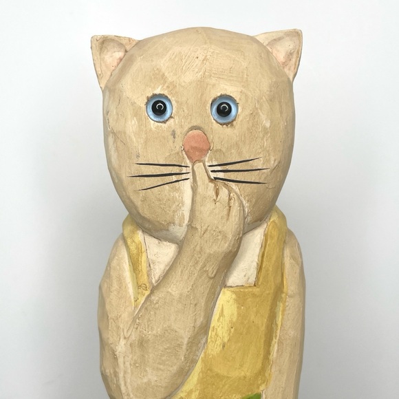 Vintage James Haddon Cat Sculpture Set of 2 - Picture 7 of 13